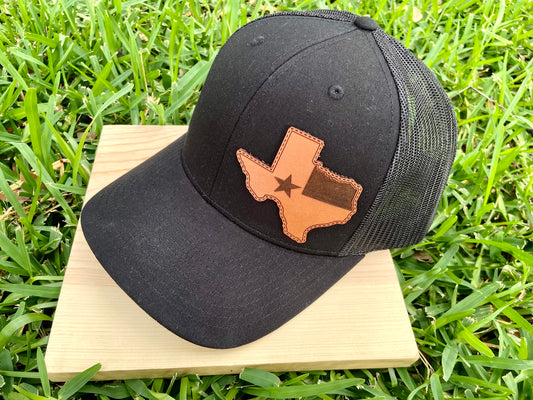 Texas Leather Patch Hat